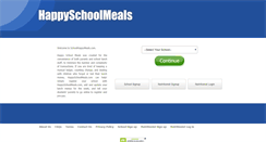 Desktop Screenshot of happyschoolmeals.com